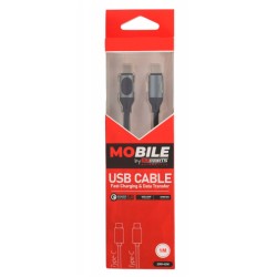 USB-C-USB-C kaabel 1m 45W QC 3.0 LCD-ekr
