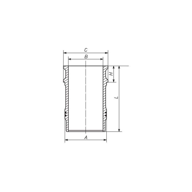 MAHLE Silindrihülss 001 LW 00138 001