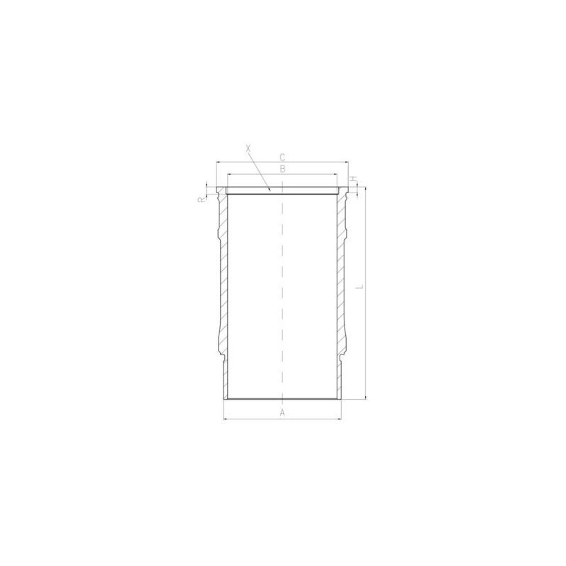 MAHLE Silindrihülss 001 LW 00143 001