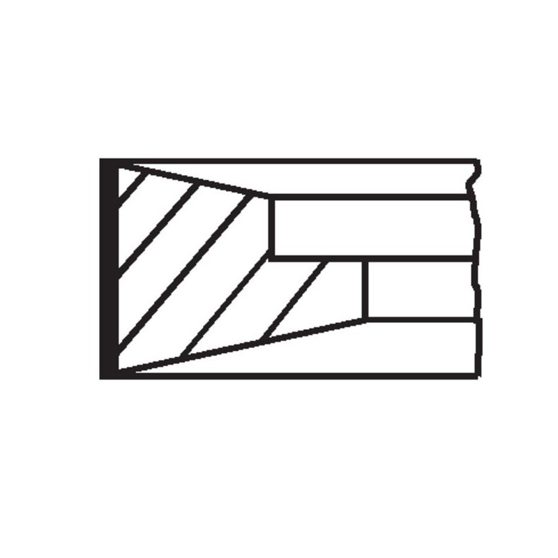 MAHLE Kolvirõngakomplekt 001 RS 00109 0N0