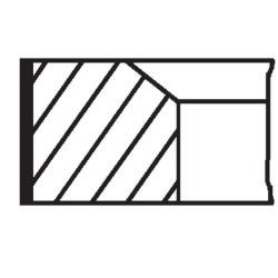 MAHLE Kolvirõngakomplekt 002 24 N0