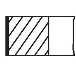 MAHLE Kolvirõngakomplekt 003 78 N0
