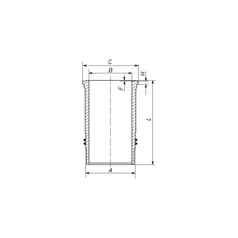 MAHLE Silindrihülss 003 WN 38 01