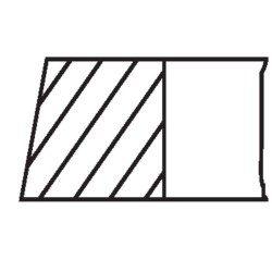MAHLE Kolvirõngakomplekt 004 45 N0