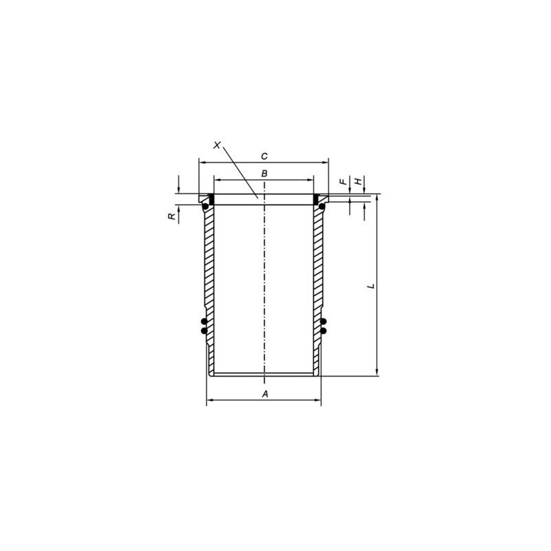 MAHLE Silindrihülss 005 WN 09 01
