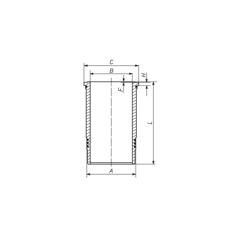 MAHLE Silindrihülss 007 WN 75 01