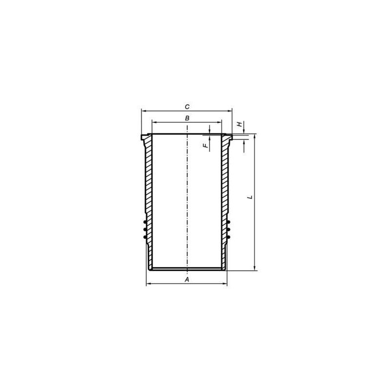MAHLE Silindrihülss 007 WN 79 01