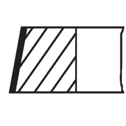 MAHLE Kolvirõngakomplekt 008 43 N0