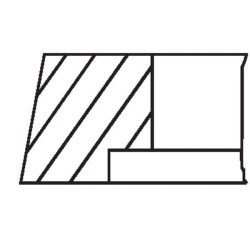 MAHLE Kolvirõngakomplekt 009 45 N0