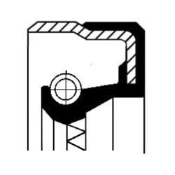 CORTECO Võlli rõngastihend, jaotuskast 01019463B