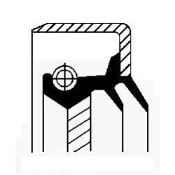 CORTECO Võlli rõngastihend,diferentsiaal 01020677B