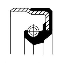 CORTECO Võlli rõngastihend, Rattakese 01027678B