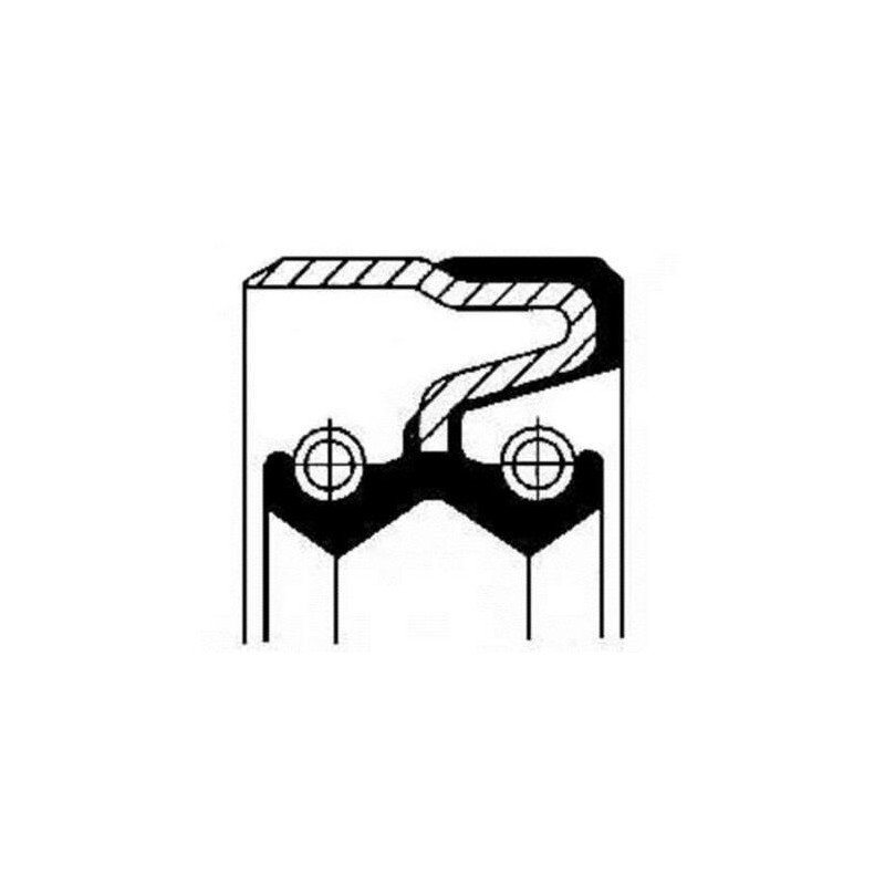 CORTECO Võlli rõngastihend, jaotuskast 01029599B