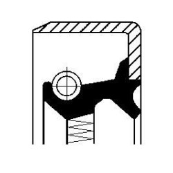 CORTECO Võlli rõngastihend, lisaülekanne 01030336B