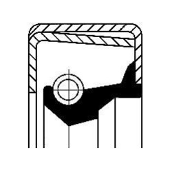 CORTECO Võlli rõngastihend,diferentsiaal 01032338B