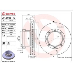 BREMBO Piduriketas 09.8925.10