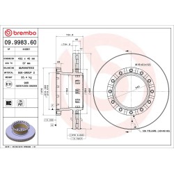 BREMBO Piduriketas 09.9983.60