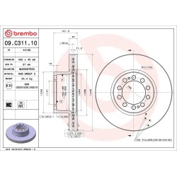 BREMBO Piduriketas 09.C311.10