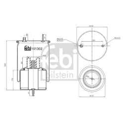 FEBI BILSTEIN Lõõts,õhkvedrustus 101302