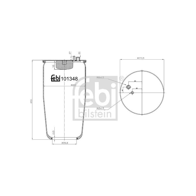 FEBI BILSTEIN Lõõts,õhkvedrustus 101348