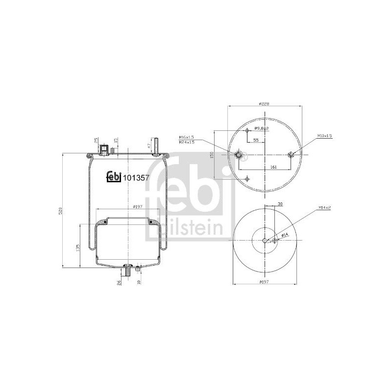 FEBI BILSTEIN Lõõts,õhkvedrustus 101357
