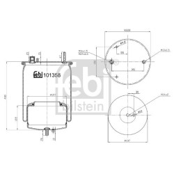 FEBI BILSTEIN Lõõts,õhkvedrustus 101358