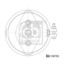 FEBI BILSTEIN Membraanpidurisilinder 108780