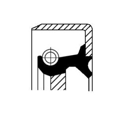 CORTECO Võlli rõngastihend, Väntvõll 12011821B