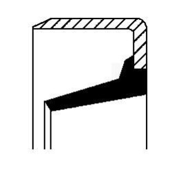 CORTECO Võlli rõngastihend, Käigukast 12012146B