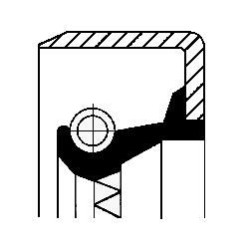 CORTECO Võlli rõngastihend,diferentsiaal 12012549B