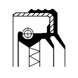 CORTECO Võlli rõngastihend, jaotuskast 12016061B