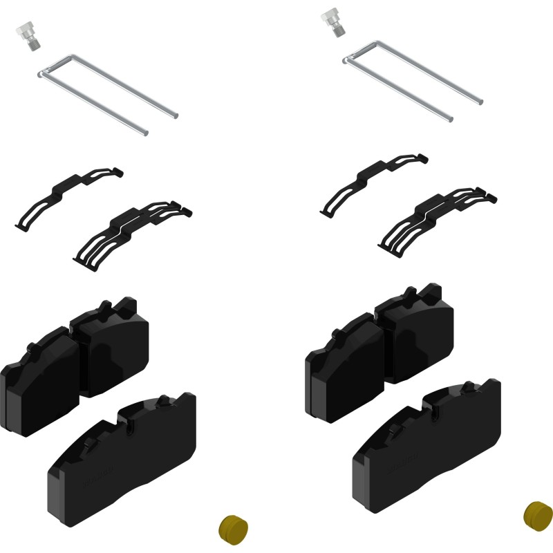 WABCO Piduriklotsi komplekt,ketaspidur 12999782