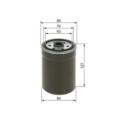 BOSCH Kütusefilter 1 457 434 154