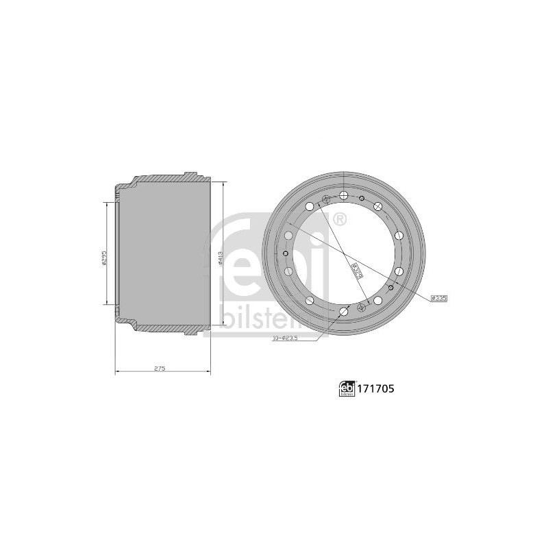 FEBI BILSTEIN Piduritrummel 171705
