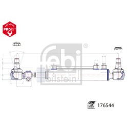 FEBI BILSTEIN Töösilinder, roolivõimendi 176544