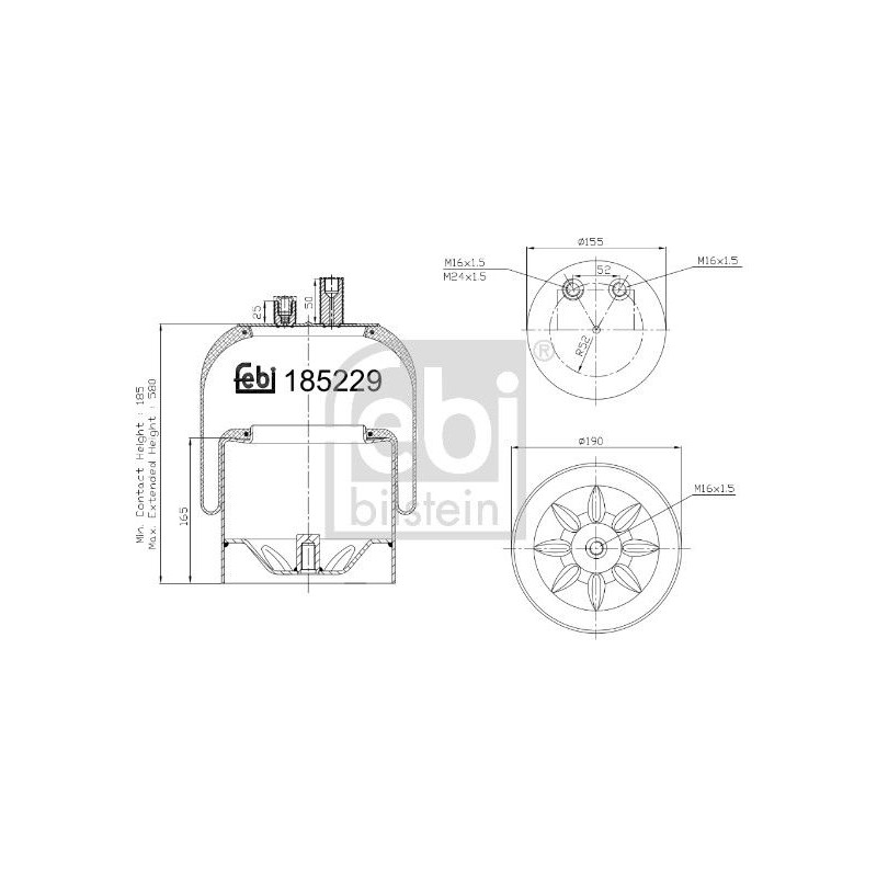 FEBI BILSTEIN Lõõts,õhkvedrustus 185229