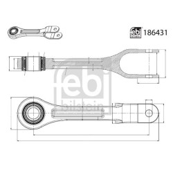 FEBI BILSTEIN Stabilisaator,Stabilisaator 186431