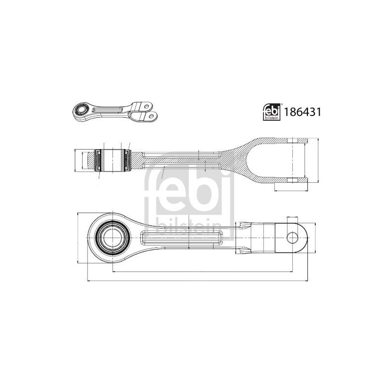 FEBI BILSTEIN Stabilisaator,Stabilisaator 186431