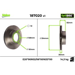 VALEO Piduriketas 187020