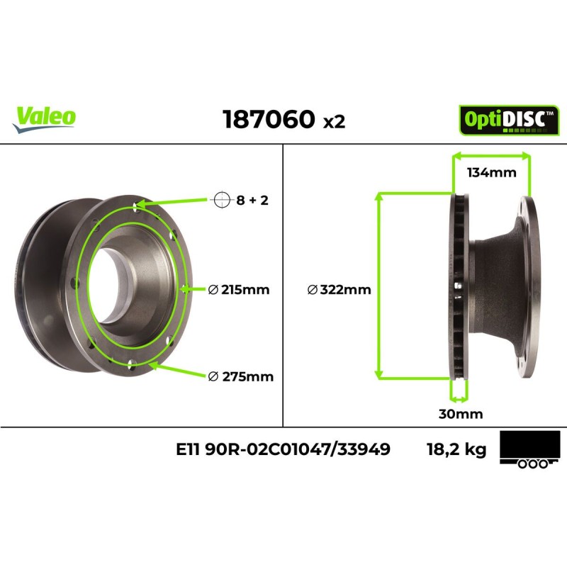 VALEO Piduriketas 187060