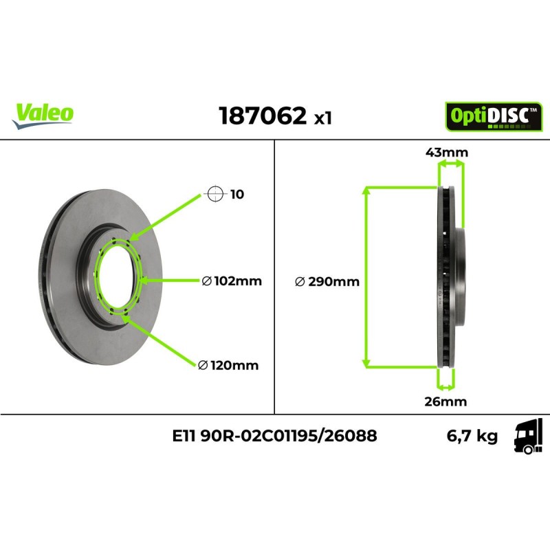 VALEO Piduriketas 187062