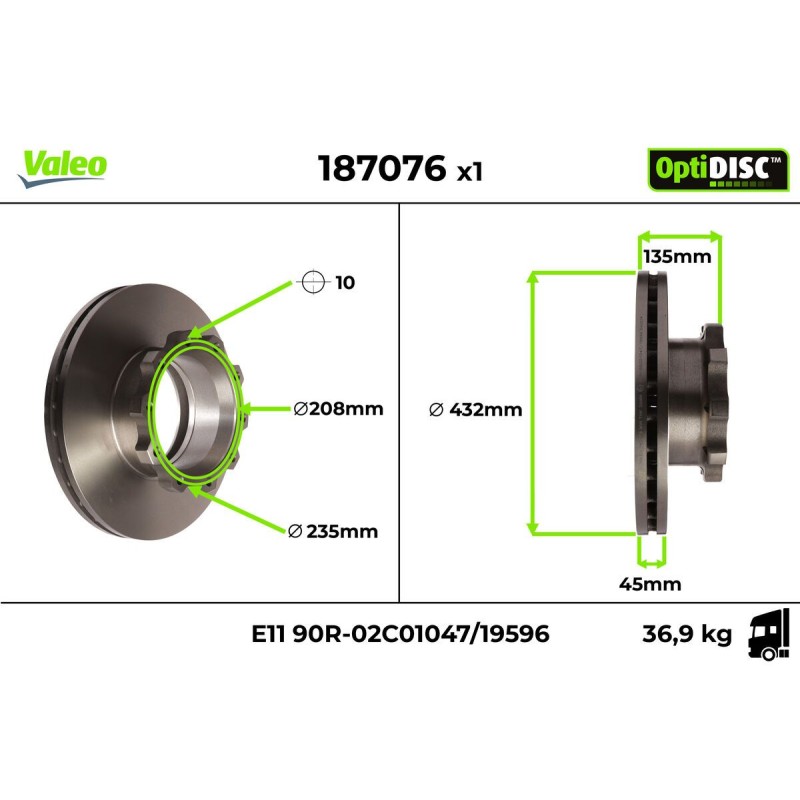 VALEO Piduriketas 187076
