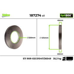 VALEO Piduriketas 187274