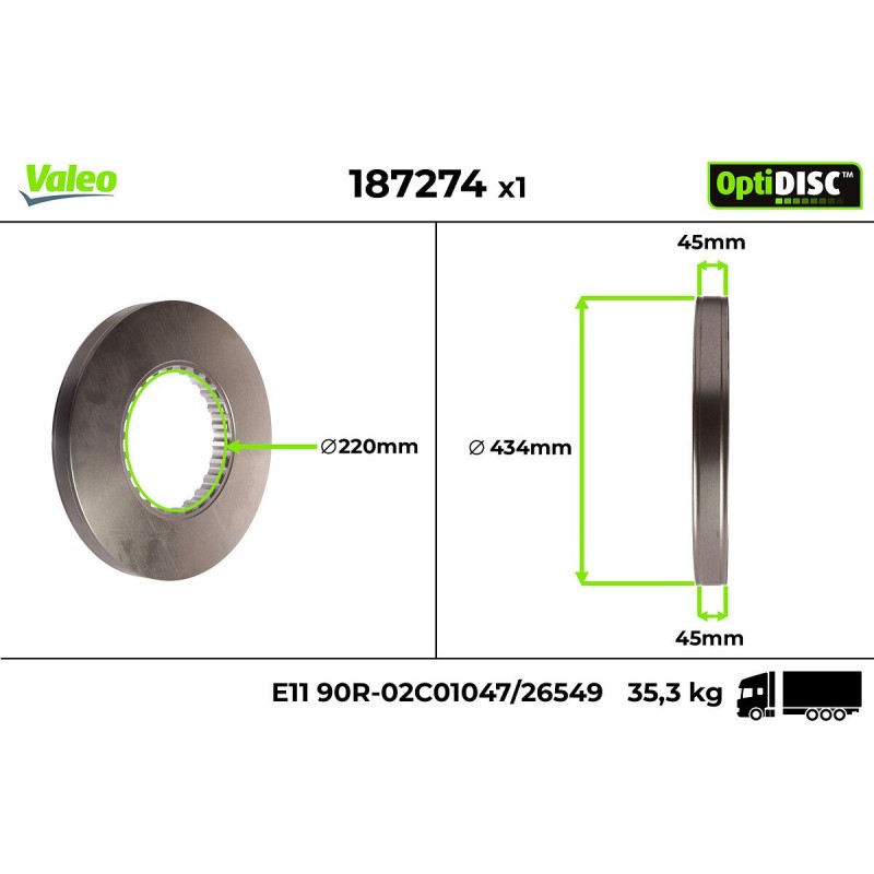 VALEO Piduriketas 187274