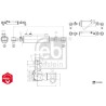 FEBI BILSTEIN Töösilinder, roolivõimendi 193308