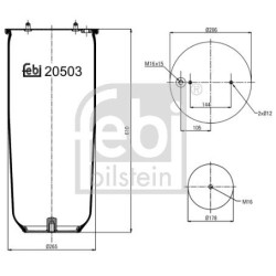 FEBI BILSTEIN Lõõts,õhkvedrustus 20503