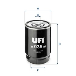 UFI Kütusefilter 24.035.01