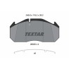 TEXTAR Piduriklotsi komplekt,ketaspidur 2903007