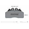 TEXTAR Piduriklotsi komplekt,ketaspidur 2925601