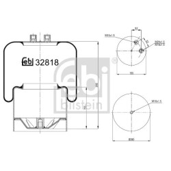 FEBI BILSTEIN Lõõts,õhkvedrustus 32818